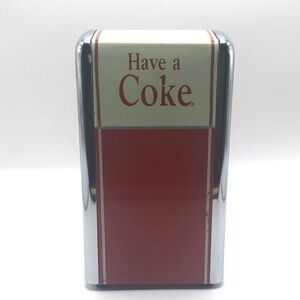 Coca-Cola Red and White Napkin Holder